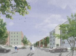 Visualisierung serielle Sanierung Bayernstraße_teamtektura